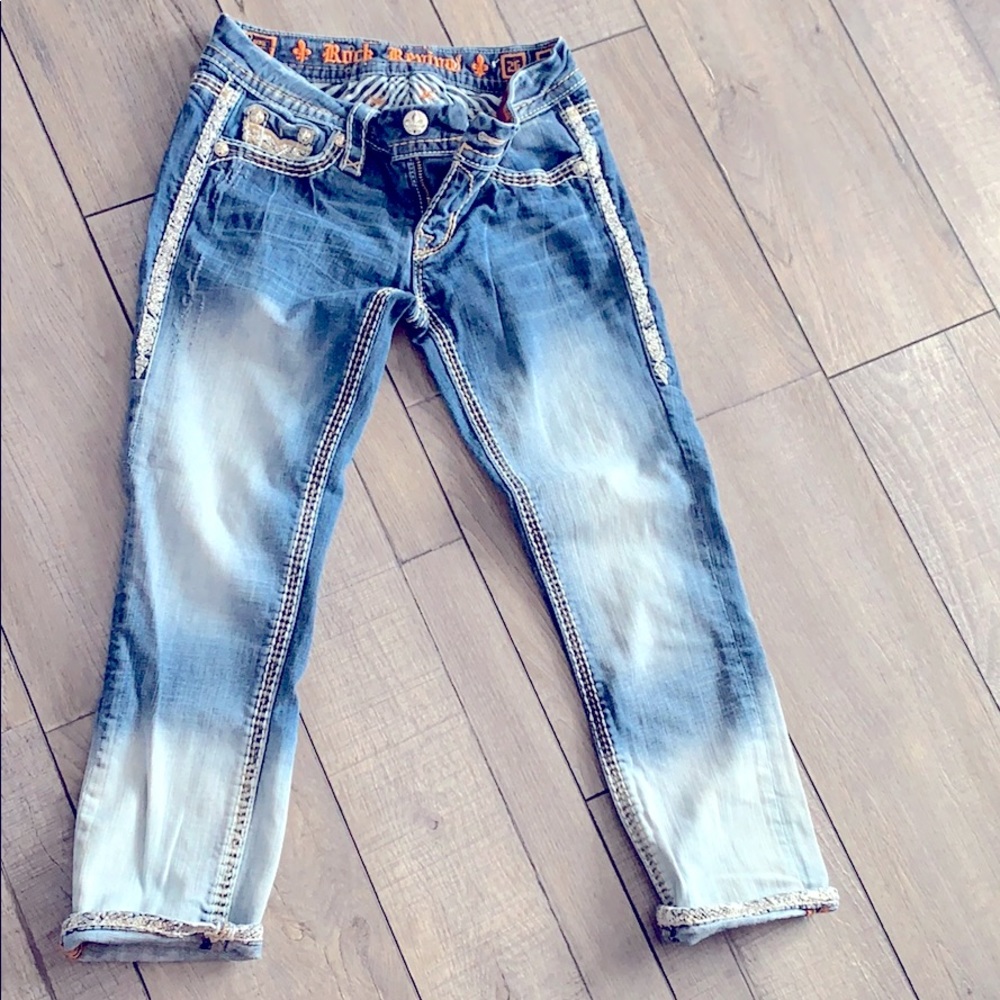 Rock Revival crop jeans